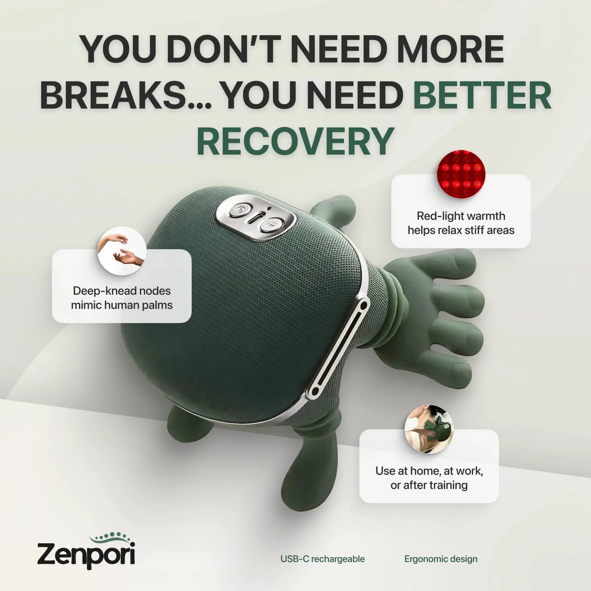 Zenpori™ — Deep Relief Massager Zenpori